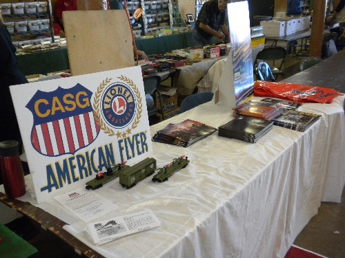 Chicagoland Association of S Gaugers Lionel Club Ambassador showed Lionel S Gauge Army Cars at the Great Midwest Train Show September 11 2016 Showing Lionel S Gauge Army Cars at the Great Midwest Train Show on September 11 2016 at Chicagoland Association of S Gaugers Lionel Club Ambassador table