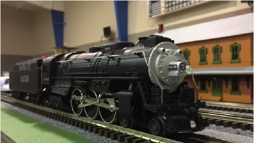  Image of the Santa Fe LionChief Plus Hudson Diesel Locomotive 6-82965 from the Lionel Club Ambassador Wichita Toy Train Club Product Video Review