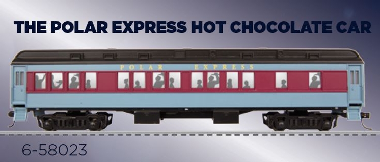 Lionel Trains Polar Express Stream Line Passenger Car Add-On 2-Pack #35290 NOS 