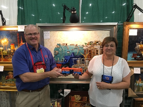 The Lionel Collectors Club of Americas Switching Tracks Traveling boxcar makes its rounds at train shows Making the rounds at trains shows is The LCCAs Switching Tracks Traveling Boxcar