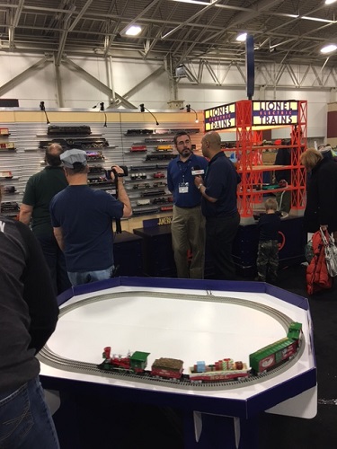 Lionel Display ran the Mickeys Holiday to Remember Disney Christmas LionChief Train Set 6-82716 on the Layout at the 2016 Trainfest Train Show On the Layout at the 2016 Trainfest Train Show Lionel Display ran the Mickeys Holiday to Remember Disney Christmas LionChief Train Set 6-82716