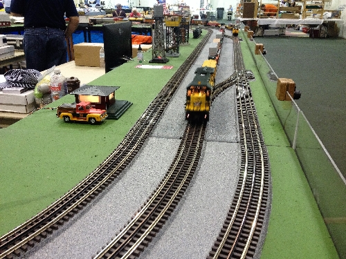 Lionel Club Ambassador The WTTC had a long train running on the layout at the Arkansas City Train Show November 5th and 6th 2016 At the Arkansas City Train Show November 5th and 6th 2016 The Wichita Toy Train Club a Lionel Club Ambassador had a long train running on the layout