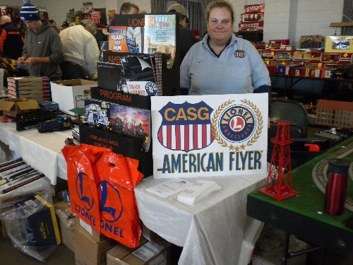 The November 2016 Great Midwest Train Show at DuPage County Fairgrounds had the CASG a Lionel Club Ambassador set up a table and shared the American Flyer items The CASG a Lionel Club Ambassador set up a table at the November Great Midwest Train Show to show off American Flyer trains