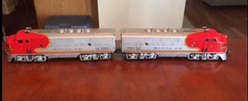 Queen City Hi-Railers Lionel Club Ambassador reviews the Lionel 2353 F3 AA Santa Fe twin diesel locomotive built in 1952 The Lionel 2353 F3 AA Santa Fe twin diesel locomotive built in 1952 reviewed by Queen City Hi-Railers Lionel Club Ambassador
