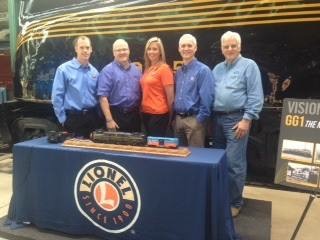 Lionel Team at the Pennsylvania Railroad Museum Vision Line GG1 Announcement at the TCA
