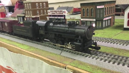 From Nassau Lionel Operating Engineers Lionel Club Ambassadors video review of the Pennsylvania Flyer LionChief Remote Control 0-8-0 Steam Freight Set 6-30233