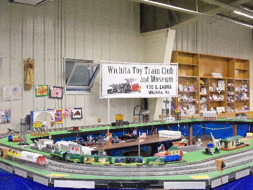 At the 2016 Kansas State Fair in Hutchinson KS the Wichita Toy Train Club Lionel Club Ambassador set up a layout