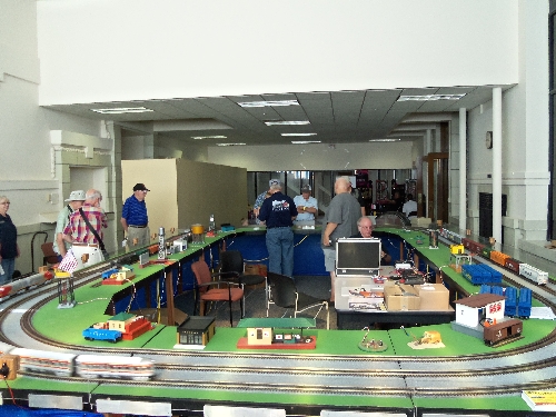 WTTC Lionel lub Ambassador July 2016 - Kansas Railfest Image of complete layout with accessories complete layout with accessories at the Wichita Toy Train ClubClub Ambassadors to Lionel July 2016 in Wichita KS