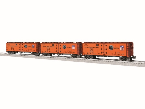 The NLOE Lionel Club Ambassadors show additional versions of the reefer reviewed the PFE Vision Reefers 3-Pack 6-83545