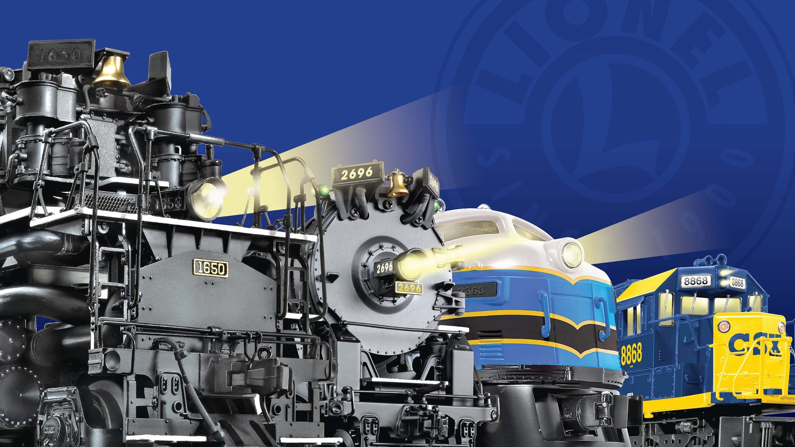 What do you have pulling your train cars? Check out our great