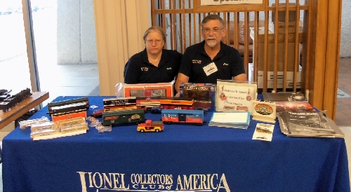 Club Ambassadors to Lionel held the 22nd annual Wichita Train show was on Sept 24th 25th run by the Wichita Toy Train Club Museum which included the LCCA The LCCA table greeted LCCA members at the 22nd annual Wichita Train show was on Sept 24th 25th run by the Lionel Club Ambassador Lionel Club Ambassador Wichita Toy Train Club Museum