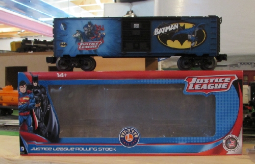 Justice League Super Hero boxcar Batman CLRC Review Ambassedor Club Chicago Land Railraod Club Review