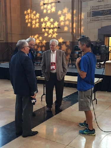 The Lionel Collectors Club of America held a press conference at the Union Station in downtown Kansas City MO on July 27 to unveiled and donated a model of the Union Station A press conference was held on July 27 as The LCCA unveiled and donated a model of the Union Station at the Union Station in downtown Kansas City MO