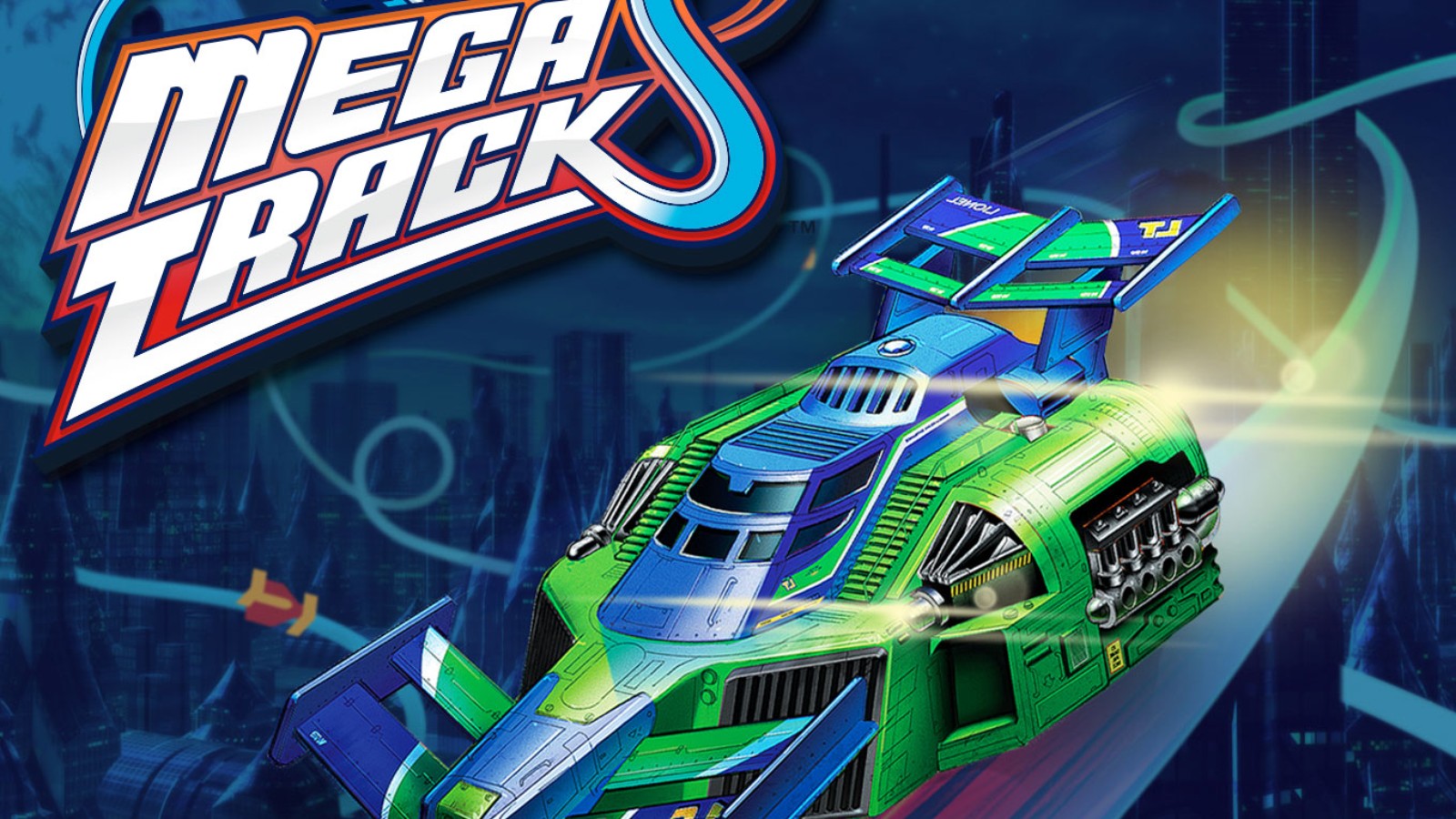 Track Racer Train Mega Tracks™ Rail Racers™ Vehicle Shell Expansion Pack