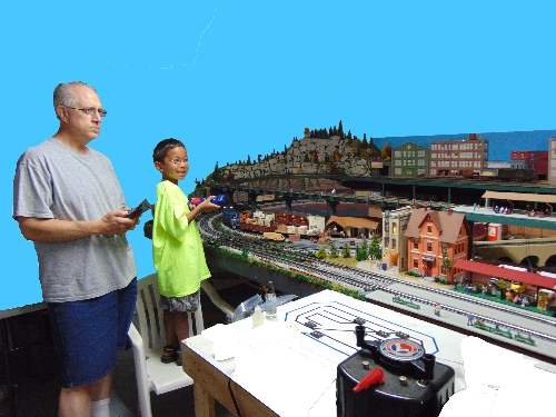 Steve is Running Legacy with his CAB-2 and Phil Jr running TMCC with his CAB-1L in the product review by Lionel Club Ambassador TMB Model Train Club From the Lionel Club Ambassador TMB Model Train Club Steve is Running Legacy with his CAB-2 and Phil Jr running TMCC with his CAB-1L